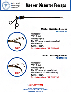 Meeker Dissector Forceps Promo Sheet Advanced Endoscopy Devices