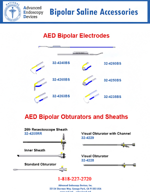 Bipolar Saline Accessories Product Sheet Advanced Endoscopy Devices
