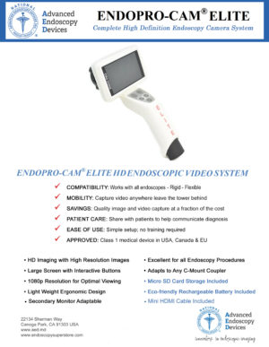 AED Endopro-Cam® ELITE Product Page