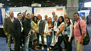 We had a group of doctors from the Dominican Republic come by our booth, too!