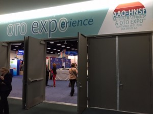 Our booth can be seen from exhibit hall entrance.