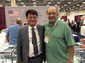 Good customer Kenny Soek from Seoul, South Korea came to visit us at the AAO-HNSF #OtoMtg15 