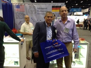 Another happy customer with our AED bag at the 2016 AAOS Annual Meeting.