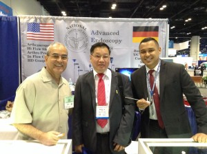 Nelson Lim from the Philippines with our AED representatives and a scope.