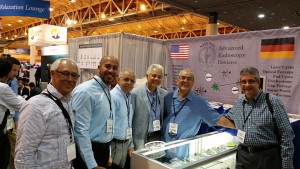 The Dominican congregation at AED's booth. 