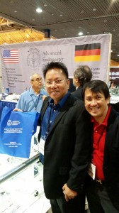 Dr. Buac from the Philippines with our new AED bag.  