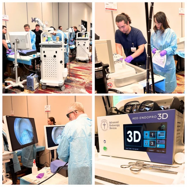 🌟 Highlight of the Event🌟 Our AED ENDOPRO 3D: Endoscopic Visualization System was featured at the course, offering real-time 3D visualization to enhance depth perception and surgical precision. Fellows had the opportunity to experience firsthand how this innovation improves hand-eye coordination and anatomical clarity during procedures. 
#ENDOPRO3D #SurgicalInnovation #EndoscopicTechnology #SurgicalPrecision #USCKeck